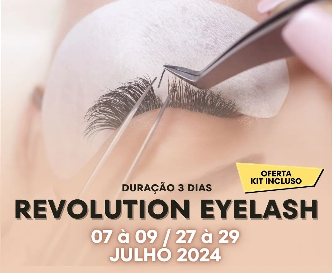 Formação de Revolution Eyelash na Jayne Molina Academy